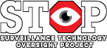 The Surveillance Technology Oversight Project (STOP) Logo